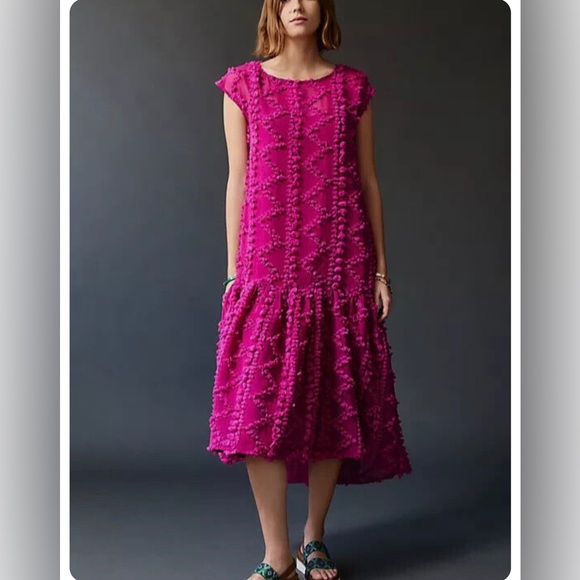 Anthropologie Dresses & Skirts - Anthropologie Maeve Blythe Dress pockets LG or Adult Barbie Costume